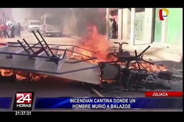 Download Video: Juliaca: pobladores asesinaron a joven tras discusión