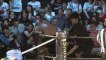 Antonio Honda, Rocky Kawamura & Tanomusaku Toba vs. DAMNATION (Daisuke Sasaki, Mad Paulie & Shuji Ishikawa) - DDT Beer Garden Fight (2017) ~ DAMNATION DAY ~