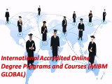 Contact [{MIBM GLOBAL}] International Accredited Online Degree Programs and Courses