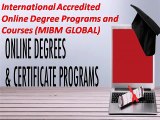 International Accredited Online Degree Programs and Courses with Point