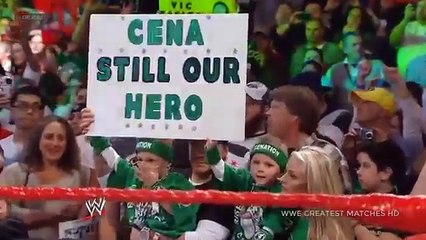 John Cena returns -- John Cena vs Brock lesnar full HD match