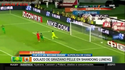 Futebol Superliga da China Golaço de GRAZIANO PELLE