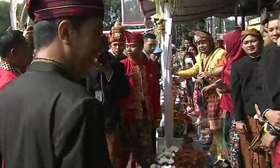 Megawati dan SBY Hadiri Upacara Pengibaran Bendera