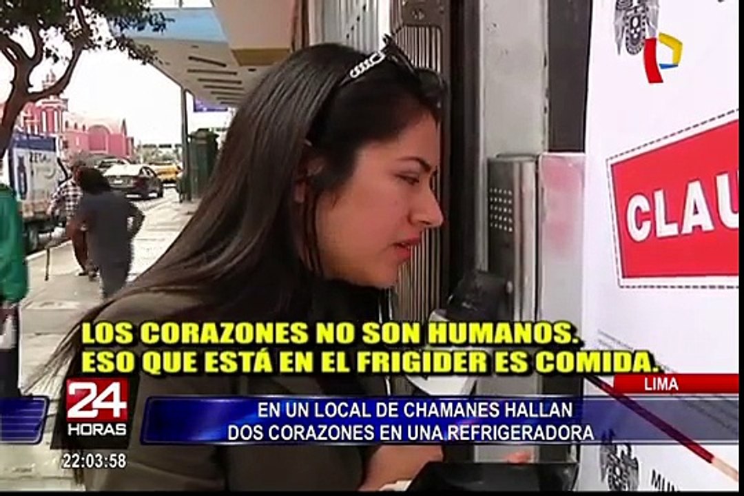 Dos corazones son hallados en un local de chamanería
