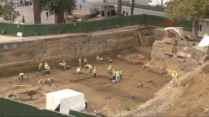 Beşiktaş'ta Metro İstasyon İnşaatında Tarihi Kalıntılar Bulundu