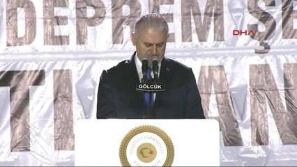 Kocaeli Başbakan Yıldırım 17 Ağustos Deprem Şehitlerini Anma Etkinliğinde Konuştu