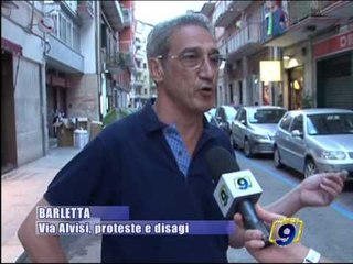 BARLETTA | Via Alvisi, proteste e disagi