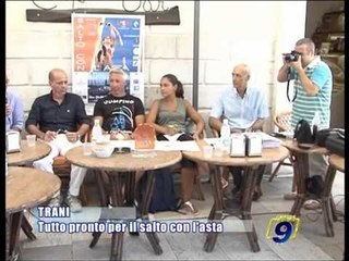 TRANI | Tutto pronto per il salto con l'asta