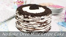 No-Bake Oreo Mille Crepe Cake - How to Make Oreo Mille Crepe Cake-hhXeq9qNROo