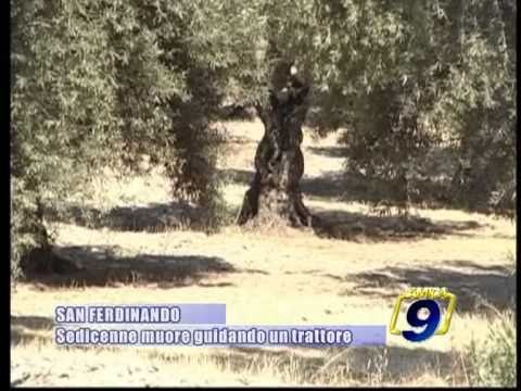 SAN FERDINANDO | Sedicenne muore guidando un trattore
