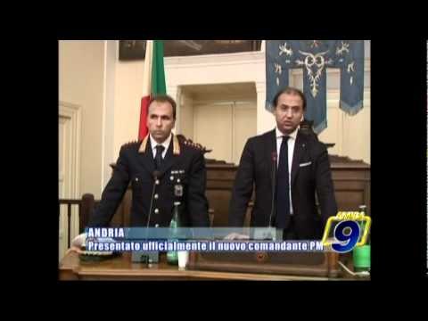 ANDRIA | Presentato ufficialmente il nuovo comandante PM