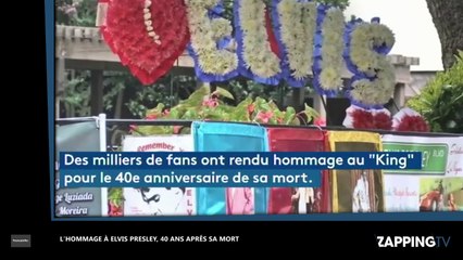 Elvis Presley : 40 ans après sa mort, des milliers de fans lui rendent hommage à Memphis (vidéo)