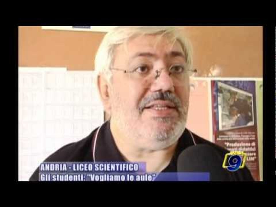 ANDRIA | Liceo scientifico, gli studenti: "Vogliamo le aule"