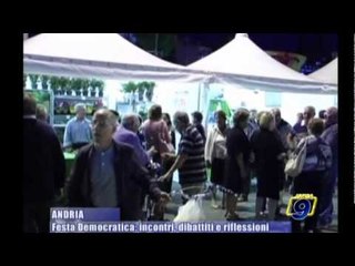 ANDRIA | Festa Democratica: incontri, dibattiti e riflessioni