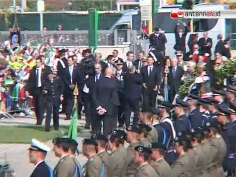 TG 04.11.11 Napolitano al sacrario di Bari, prima tappa della due giorni in Puglia