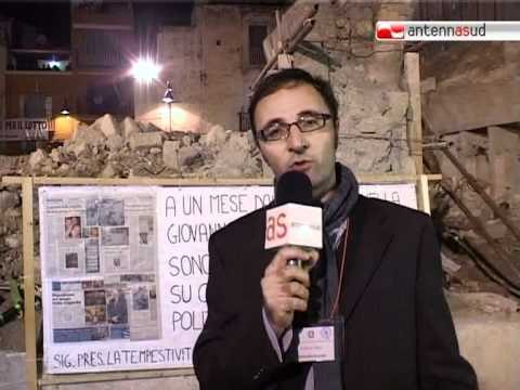 TG 05.11.11 Napolitano a Barletta sul luogo del crollo di un mese fa