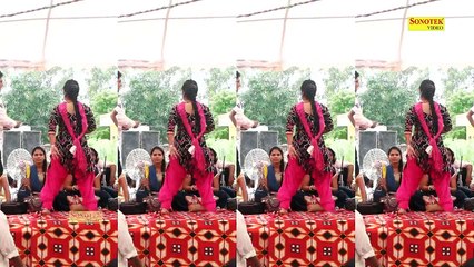 Haryanvi Dance -- बहु को डांस का'भूत चड़ा पडोसी भी चुपके से देखने लगे - Maina Haryanvi 2017