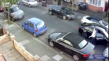 Ce conducteur s'énerve et sort un revolver en plein Londres !