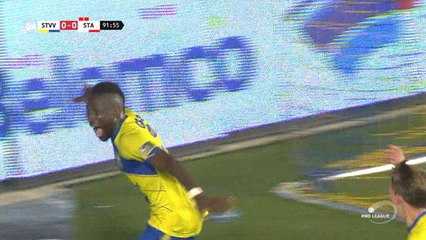 Championnat Belge - 3ème journée - Le but de Boli en fin de match face à un Standard réduit à 9