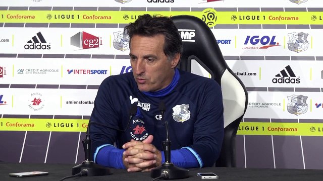 Conférence de Presse d' Avant - match J3 - Amiens SC - AS Saint Etienne
