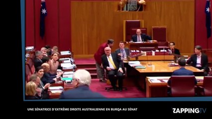 Australie : Une sénatrice d'extrême-droite entre arrive au Parlement en burqa (vidéo)