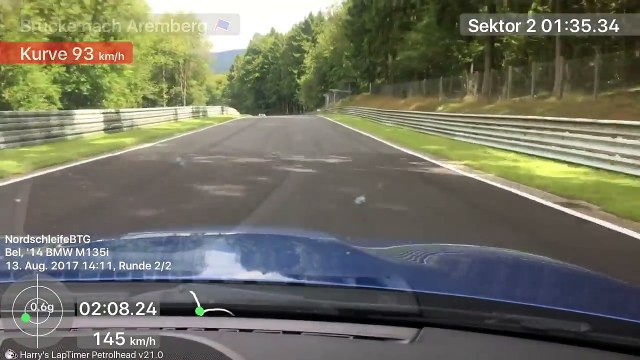 Carambolage monstrueux sur le circuit du Nürburgring.
