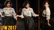 Dangal Actress Sanya Malhotra FIRST Rampwalk At Lakme Fashion Week 2017