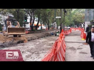 Retrasos en la obra de la reconstrucción de Masaryk Polanco / Comunidad