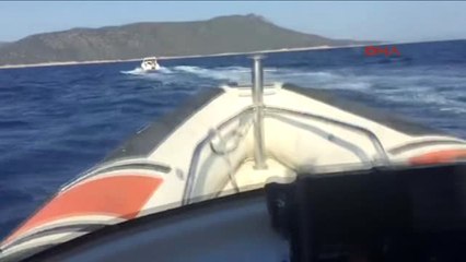Bodrum Sürat Teknesiyle Kos A Kaçan 15 Suriyeli Yakalandı