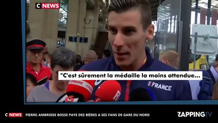 Pierre-Ambroise Bosse paye des bières à ses fans de Gare du Nord