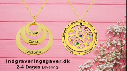 Halskæde med gravering