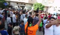 متظاهرون بريف حمص: نتمسك باتفاق الهدنة الموقع بالقاهرة