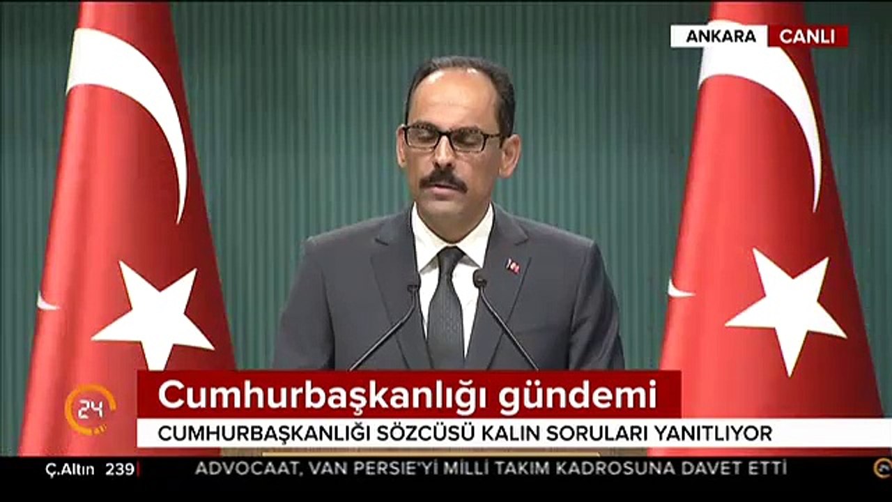 Cumhurbaşkanlığı Sözcüsü Kalın'dan kritik Adil Öksüz açıklaması!