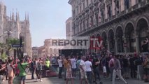 Ndeshja Milan- Shkendija në 20:45, tifozët shqiptarë pushtojnë sheshin Duomo në Milano