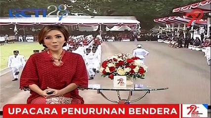 Detik-Detik Penurunan Bendera Merah Putih di Istana Merdeka Jakarta