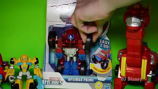 Giant Rescue Bots Optimus Prime Rescue Trailer Transformers 17 Semi Truck Playskool Heroes