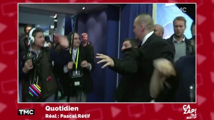 Un journaliste violemment expulsé lors d'une visite de Marine Le Pen