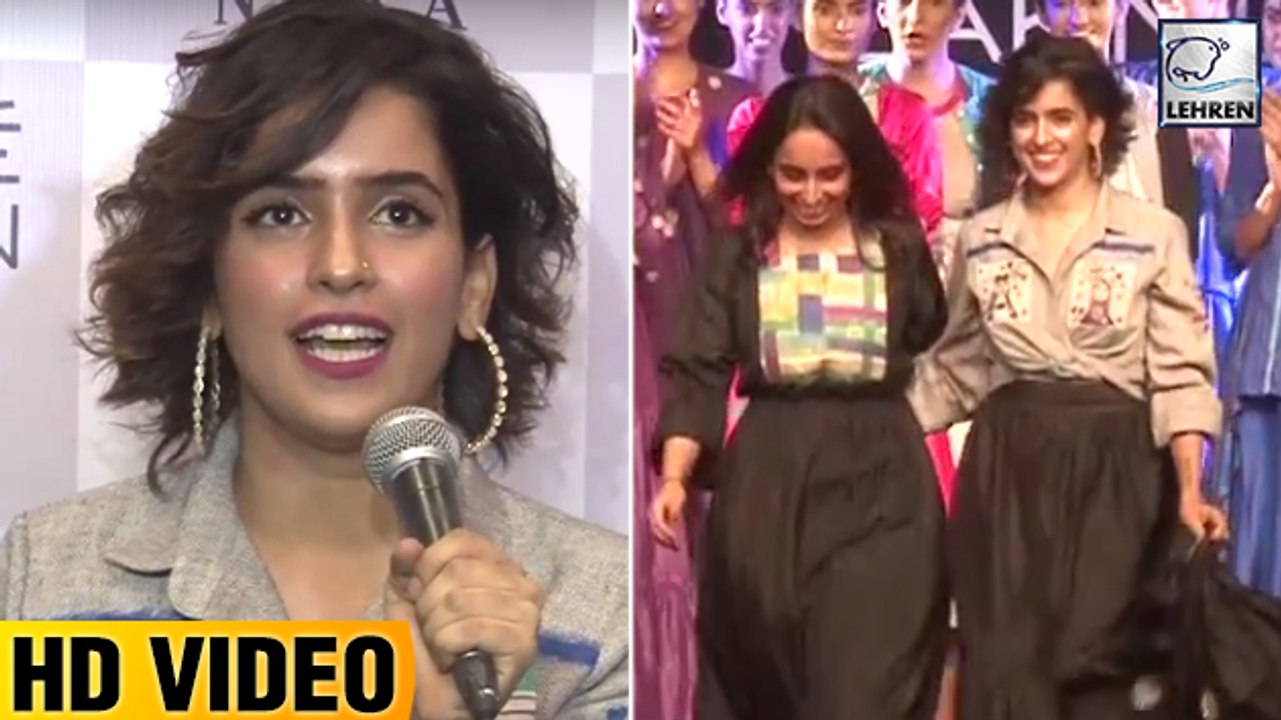 Dangal Girl Sanya Malhotra Walks The Ramp For Lakme Fashion Week 2017