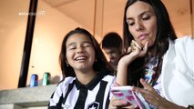 Giulia no Estádio Nilton Santos