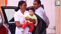 Taimur Ali Khan SPOTTED At Mommy Kareena's BFF Amrita Arora's House