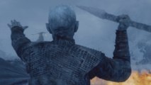 Game of Thrones S07E06-Night King kills the daenerys targaryen dragon
