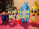 ALVIN HAS THE BEST SECURITY CLAWHAUSER, LEONARDO, SULLEY CHICA,ALIVIN & THE CHIPMUNKS Toys BABY Videos, ZOOTROPOLIS , DI