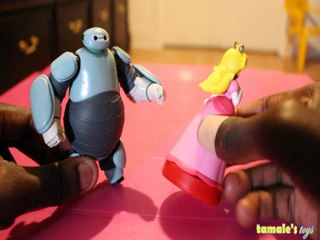 BAYMAX IS PEACH'S NEW SERVANT GREY MATTER BIG HERO 6 SUPER MARIO BEN 10 Toys BABY Videos, DISNEY ., PIXAR, CARTOON, NETW