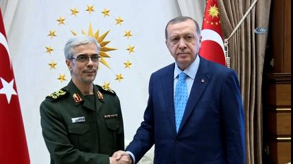 Cumhurbaşkanı Erdoğan, İran Genelkurmay Başkanını Kabul Etti