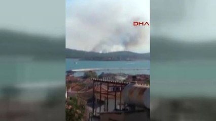 Balıkesir Ayvalık'ta Orman Yangını Ek