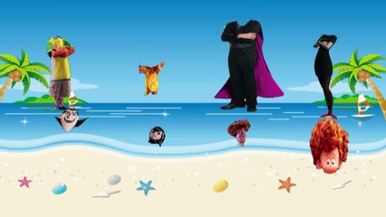 Wrong Head For Kid Hotel mysterious vampire Dracula _ Finger Family Song Learn For Kid