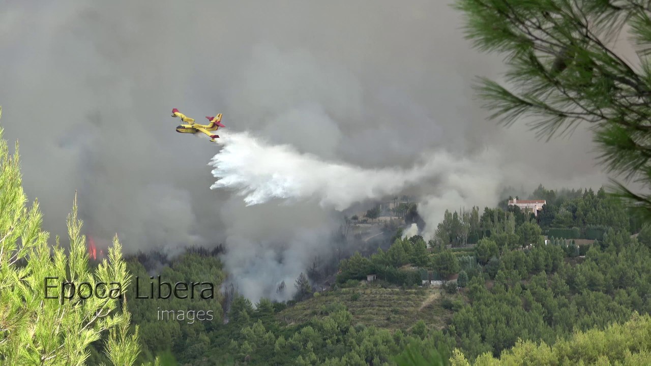 La Grèce lutte contre trois grands fronts de feu -4K