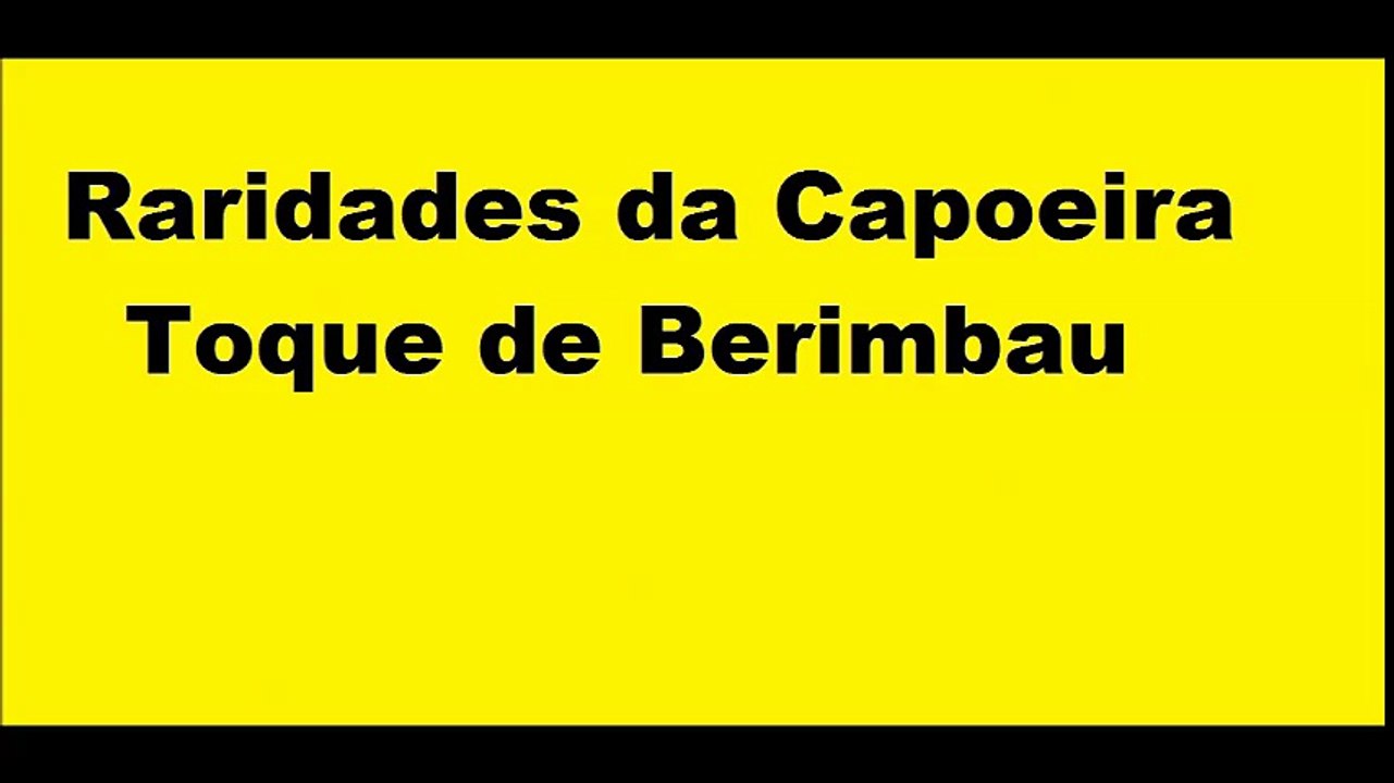 Toques de Berimbau