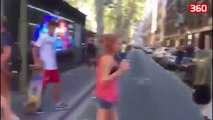 Nje furgon shtyp kembesoret ne Barcelona, shume te plagosur (360video)