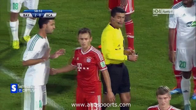 الشوط الثاني مباراة بايرن ميونيخ و الرجاء البيضاوي 2-0 نهائي كاس العالم 2013